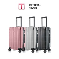 Traveler  กระเป๋าเดินทาง ขนาด 20 24 และ 28 นิ้ว กระเป๋าเดินทางล้อลาก รุ่น T6 วัสดุ ABS+PC 100% แข็งแรง ยืดหยุ่น