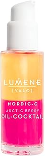 Lumene Nordic-C [Valo] Arctic Berry Face Oil - Antioxidant-Rich, Hydrating Serum with Vitamin C, Vit