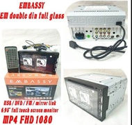 Double Din Dvd TV Embassy GlassPanel MirrorLink