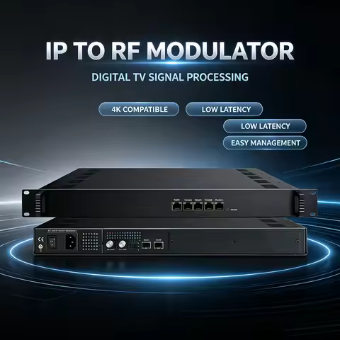 IP ASI to RF QAM Modulator UDP RTP IP Input 8 16 24 ISDB-T/DVB-T/DVBC Output Digital Modulator