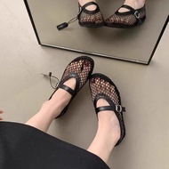 Low Heel (Less than 3cm) Rubber Sandals Thick Heel