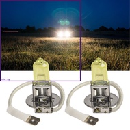 [my]2PCS H3 Amber Xenon Yellow 100W Halogen Car Front Fog light Headlight Bulbs