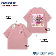 Ozil Apparel Children's Over Size T-Shirt Tungtung Sahur unisex 4-12 Years Digital Print Screen Prin