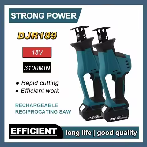 Fit Makita DJR189 18V Cordless Electric Reciprocating Saw Brushless Rechargeable Wood Metal Cutting 