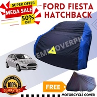 FORD FIESTA HATCHBACK CAR COVER HIGH QUALITY - WATER REPELLANT AND DUST PROOF -WITH FREE MOTOR COVER