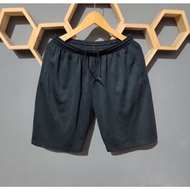 BLACK GLIMMER RUNNING SHORTS