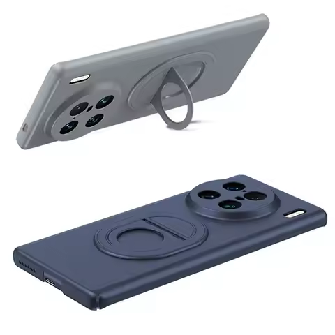 Metal Ring Bracket Strong Magnet Stand Case For VIVO X100 Pro X90 Pro + X90S X80 Pro Frosted Car Hol