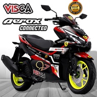 Decal Aerox 155 Connected 2021 2022 Full Body Stiker Aerox 155 Connected 2021 2022 Keren Striping Ae