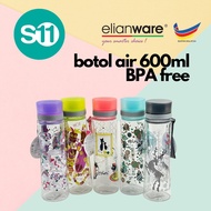 Elianware Botol Air  Eplas BPA FREE Bottle Air Minuman 600ml/800ml/1000ml  Water Tumbler