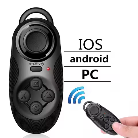 Mini USB Wireless Bluetooth Joystick Remote Control For Xiaomi iPhone 8 IOS Android VR PC Phone TV B