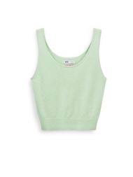 AIIZ (เอ ทู แซด) - AIIZ เสื้อกล้ามผู้หญิงผ้าถักขนนุ่มสีพื้น AIIZ Womens Fluffy Tank Top