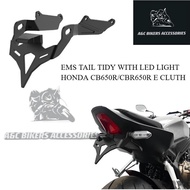 Honda CB650R/CBR650R E clutch Motorcycle EMS Tail Tidy License Plate With LED LIGHT
