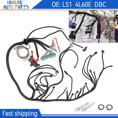 4L60E DBC Engine Wiring Harness Standalone for 1997-06 GM LS1 Vortec Engines 4.8L 5.3L 6.0L W/4L60E 
