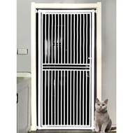 Perforation-Free Pet Fence Anti-Cat Door Fence Cat Blocking Door Dog Fence Indoor Isolation Door Pro