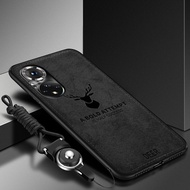 LANLIN For Huawei Nova 9se Huawei Nova 9 Phone Case Cloth Fabric Deer Shockproof Casing Soft Silicon
