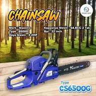 Chainsaw Maestro Cs6500G - Mesin Gergaji Kayu 22" Gigi Maestro Cs6500