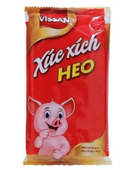 Thùng 25 Gói Xúc Xích Tiệt Trùng Heo Vissan 160g ( 4 cây x 40g )