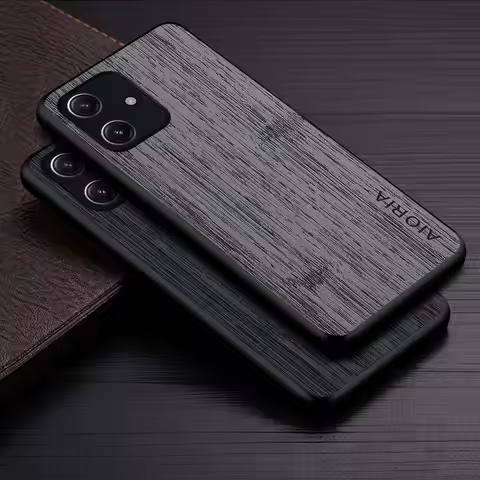 Case for Xiaomi Redmi 12 10C 12C 10 2022 4G 5G Funda Bamboo Wood Pattern Leather Phone Cover for Xia
