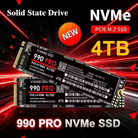 M.2 990 PRO NVMe SSD PCIe Gen4 High Performance Internal Drive 2TB 4TB Storage Upgrade For Desktop L