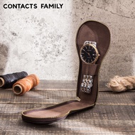 Danh Bạ Hộp Đựng Đồ Bằng Da Bò Mềm Gia Đình Hộp Đựng Đồng Hồ Du Lịch Cho Đồng Hồ Dây Kéo Đồng Hồ Túi