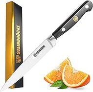 Gioventù Paring Knife 5 inch - Small Kitchen Knife Forged from German Stainless Steel 5Cr15Mov (HRC5