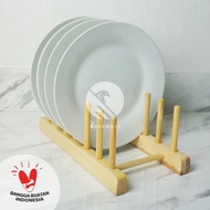 Dish Rack Pine Wood Kitchen Dish Rack | Kraftindo Eagle