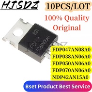 5PCS FDP038AN06A0 FDP42AN15A FDP047AN08A0 FDP050AN06A0 FDP070AN06A0 TO-220 Field Effect Transistor