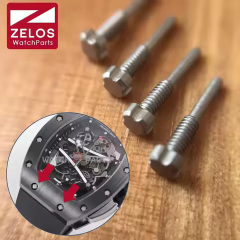 4 Prongs Watch Screw for RM Richard Mille Watch Band Strap Parts Tools