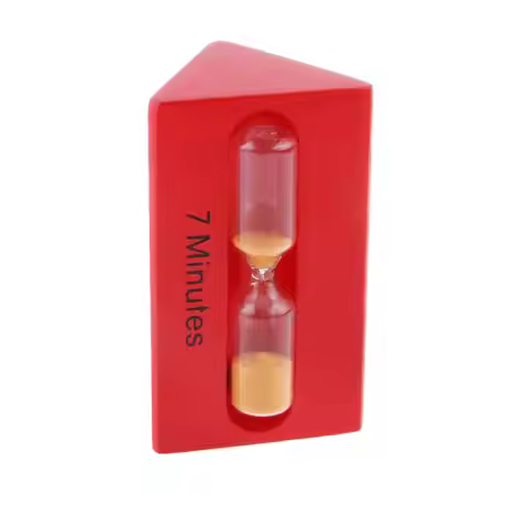 3/5/7 Minute Hexagonal Triangle Hourglass Sandglass Egg Timer Sand Clock Minute