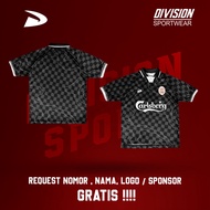 FANTASY VINTAGE LFC BLACK OVERSIZE DIVISON SPORTWEAR JERSEY