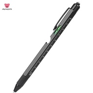 Cool Gadgets for DIYers- 9-In-1 Multitool Pen with LED Light, Perfect Christmas Gift for Men Black