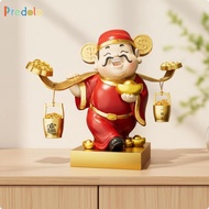 predolo Caishenye Statue Prosperity Wealth Deity Statue Freestanding Deity of Prosperity
