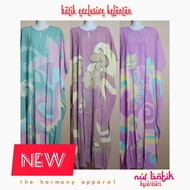 READY STOCK Pastel Kaftan Baju Kelawar Exclusive Lukis Tangan Kelantan NUR Batik BYZARASARI