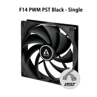 ARCTIC F14 PWM PST Black Fan 140mm Fan PC Case Fan with PWM Sharing Technology (PST) Quiet motor  Fa
