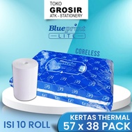 57X38 (1 PACK) KERTAS KASIR STRUK KERTAS THERMAL TERMAL EDC BRI PPOB BP LITE 57MM CORELESS ≈ 58x40