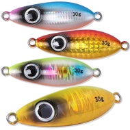 CONTYU Metal Jig 4pc Set Surf Jig Jig Spoon Flounder Pelagic Fish 30g Rear-weighted