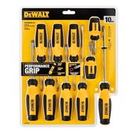 DEWALT 10-PC DURABLE ERGONOMIC MAGNETIC SCREWDRIVER SET DWHT65201