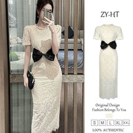 Zyht của phụ nữ ăn mặc Đầm trắng Đầm ôm Đầm Công Sở ĐầM Ren lxury Dresses ĐẦM CƯỚI tham dự trang phụ
