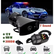 TOA 7-Sound 12 Volt Horn + Universal Microphone