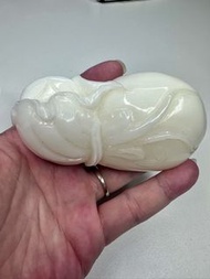 金絲硨磲錢袋子擺件(牛鼻孔可做掛件) (滿$500包順豐智能櫃)