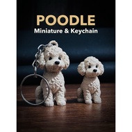 GANTUNGAN Poodle Keychain Poodle Dog Keychain/ /