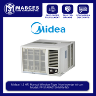 Midea 1.5 HP Manual Window Type  Non-Inverter Aircon FP-51ARA015HMNV-N5