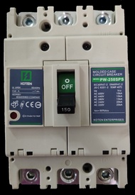 150A Molded Case Circuit Breaker 25KAIC 250V Three Phase 3 Pole MCCB 150A Industrial Circuit Breaker