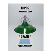 HIJAU Hanging Lamp Shade Diameter 30 cm Fitting/ + Round Street Lamp Shade Green WD Street Lamp Shad