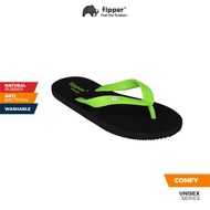 Fipper Selipar Comfy Getah Green (Apple) - Fipper Slipper Comfy Rubber Green (Apple)