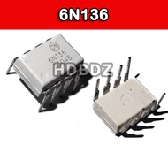5~10PCS 6N136 DIP-8 Optocoupler Isolator Chip IC