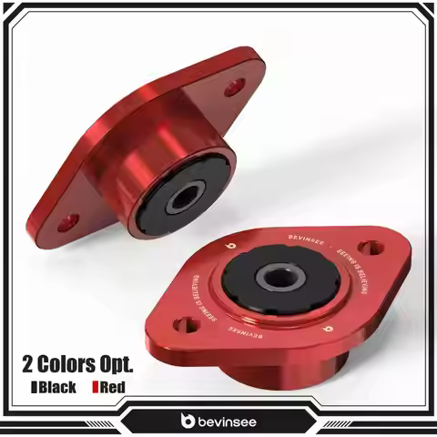 BEVINSEE 10mm Rear 85A Polyurethane Shock Mounts For BMW E46 E30 E36 Z3 Z4 Replaces 33521092362 3352