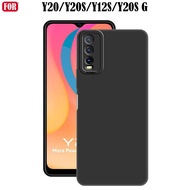 Case Vivo Y12S Y20S Y20i Y20 Softcase Black Matte Case Casing Hp Vivo Y12S Y20 Y20 Y20i Y20S Y20SG