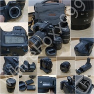 kamera DSLR semi pro CANON 60D + paket [second/bekas]