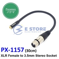 Panamax 30CM 3.5mm Stereo Female to XLR Female Cable - PX-1157/30CM